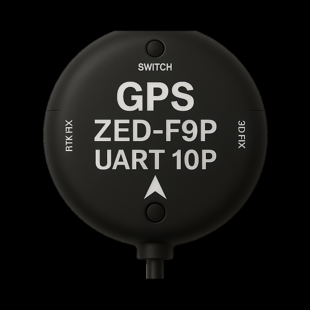 CT UAV GPS ZED-F9P UART 10-Pin